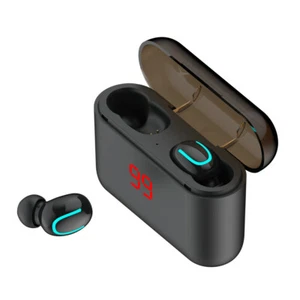 Bluetooth Earphones Sport Wireless Headset Power Bank 9D Stereo Sound Headset - Picture 1 of 12