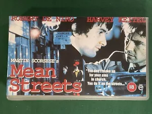 Mean Streets, VHS PAL video, Martin Scorsese, Robert De Niro, Harvey Keitel - Picture 1 of 3