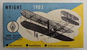 Wright 1903 Bausatz Faller 1:100 Vintage von 1956 - Bild 1 von 3