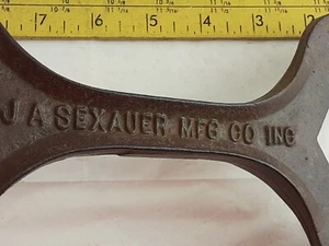 Vintage J.A. SEXAUER MFG CO. NY USA Jaw Basin Sink Disposal Wrench - Bild 1 von 12