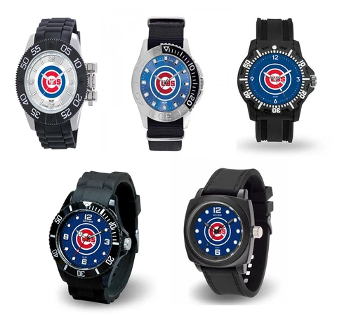Men's Black watch - MLB - Chicago Cubs  - Pick your Style Cover
