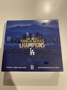 2020 Topps x Ben Baller Los Angeles Dodgers World Series Champion's - *IN HAND*