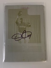 2006 Bowman Chrome Yellow Printing Plate #1/1 Dexter Fowler Auto Rockies *READ*