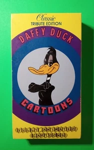 Daffy Duck Classic Tribute Edition Looney Tunes 1989 OOP CARTOON VHS - Picture 1 of 3