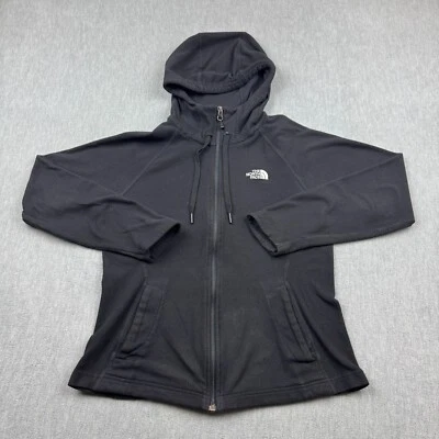 The North Face Jacket Womens Medium Black Full Zip Hooded Half Dome Sweater Coat - Image 1 of 4