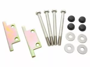 Land Rover Defender 90 110 130 Fixing Plates and S/S Bumper Bolt Kit DA1171K New - Picture 1 of 2