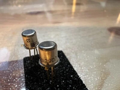 100X National Semiconductor 2N2907A T-18 Can 40V 600ma Transistors,  NOS. - Image 1 of 3