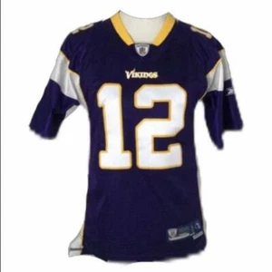 Minnesota Vikings Boy's Large Jersey Reebok Purple NFL Percy Harvin #12 - Picture 1 of 8