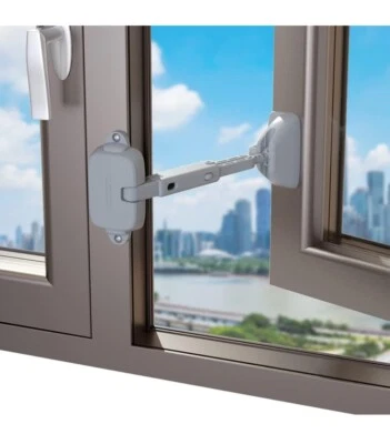 Cerradura de seguridad para ventana para restrinctor de ventana para soporte de límite de ventana de aluminio Foto 1 de 4