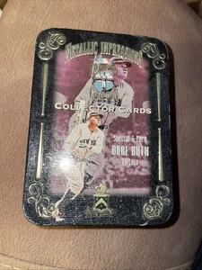1995 Upper Deck Metallic Impressions Babe Ruth Set Dorado Grabado Metal Sellado - Imagen 1 de 2