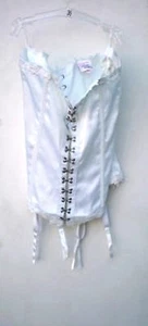 Elegant Moments Bustier White Satin Polyester 4876 White size 36 Sexy - Picture 1 of 4