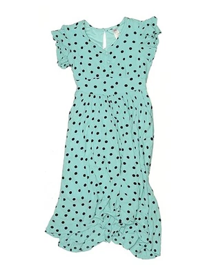 Justice Girls Green Dress 6 - Image 1 of 2