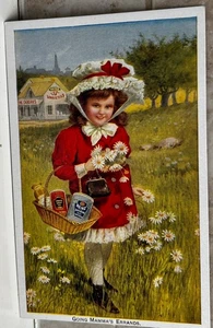 H.J. Heinz Co. Werbepostkartenformat Sammelkarte. um 1920 Mamas Errands. NoR - Bild 1 von 4