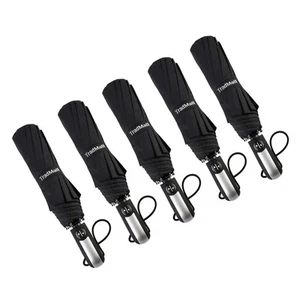 5 Pack Bulk Umbrellas Travel Windproof Portable Compact Large Size Canopy for... - Picture 1 of 8