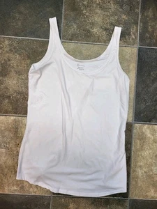No Boundaries Cropped White Tank Top Juniors XL 15-17 - Picture 1 of 3