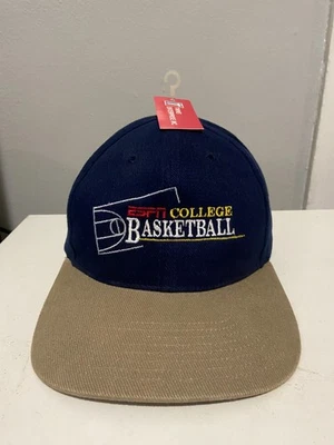 NEW Vintage Twins Enterprise ESPN College Basketball Strap Back NCAA Hat Cap - Image 1 of 4