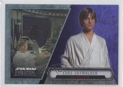 2016 Star Wars Evolution Purple Lightsaber Luke Skywalker Moisture Farmer 4aw - Image 1 of 3