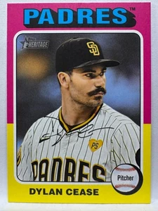 2024 Topps Heritage High Number - Color Swap Variation Dylan Cease #547 - Picture 1 of 1
