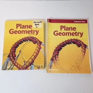 Abeka Buch Flugzeug Geometrie 2. Auflage + Lösungsschlüssel Posten 2 PB Bücher 2006 - Bild 1 von 24