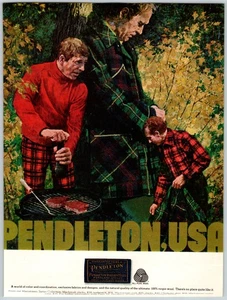 1974 PENDLETON USA MENS FASHION Vintage 8"X11" Magazine Ad 1970's HTN38 - Picture 1 of 1