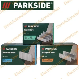 Juego de grapas Parkside tipo 55 / Juego de clavos tipo 47 15 mm 20 mm 25 mm 32 mm - Imagen 1 de 23
