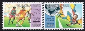 202 - Burkina Faso 1994 - Football World Cup - USA - MNH Set - Picture 1 of 2