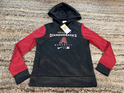 Nike Therma-Fit MLB Arizona Diamondbacks Hoodie Sweatshirt Womens S Small $80 - Image 1 of 4