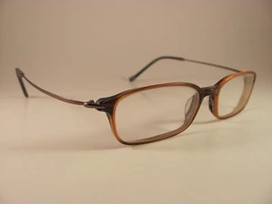 Monturas de gafas London Fog LF87 de borde completo ligeras de cobre y marrón 48-16-135 - Imagen 1 de 8