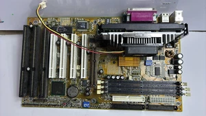 Retro Gaming Gigabyte GA-6BXC SLOT1 3xISA PCI ISA AGP w/Intel CPU 450Mhz - Afbeelding 1 van 4
