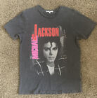 Junk Food Michael Jackson Bad Tour '88 Short Sleeve Top Gray Shirt Size S
