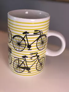 Danica Studio Fahrrad gelb gestreift Becher Kaffeetasse Ersatzstück - Bild 1 von 8