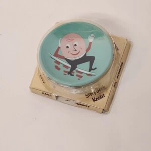 Vintage Amerock Humpty Dumpty Drawer Pull 2.5" Story Book Metal Knob - Picture 1 of 6