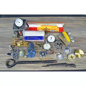 Wounded Trinket Lot #3 Compass Opener Harmonica Various Random - Picture 1 of 11