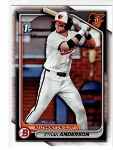 Ethan Anderson Baltimore Orioles 2024 Bowman Draft 1° Bowman ** - Foto 1 di 2