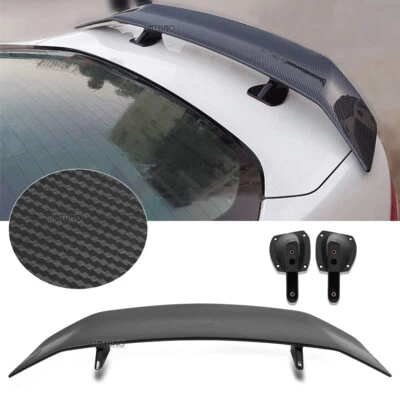 适用于丰田 Avalon/Camry/Corolla 46 英寸赛车后备箱锅炉翼碳纤维 — 第 1/4 张图片