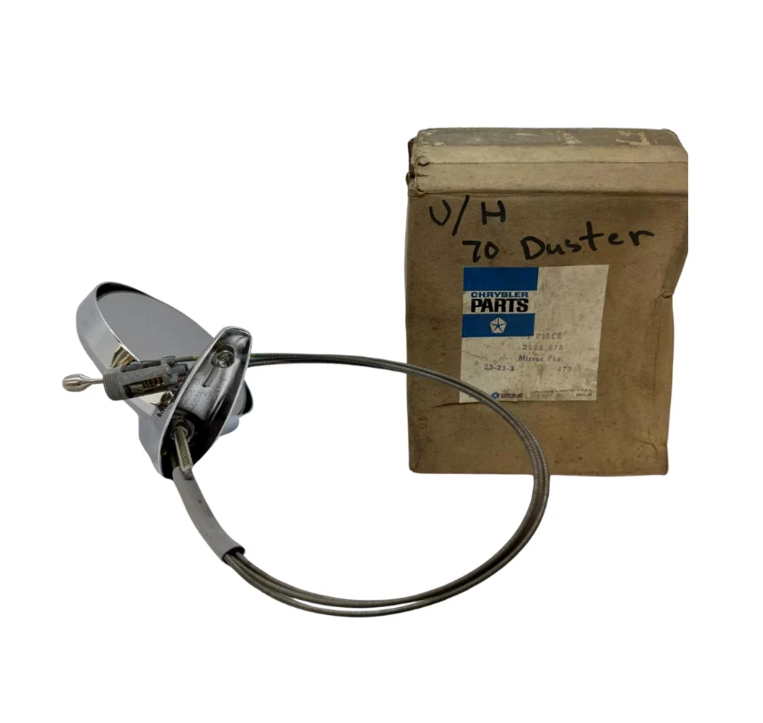 Espelho de controle remoto 1970 Plymouth Duster lado esquerdo do motorista 2999875 novo na caixa - Imagem 1 de 4