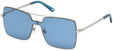 Web WE 0201 SHINY PALLADIUM/BLUE 0/0/140 women Sunglasses