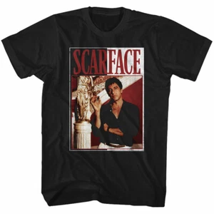 Scarface Movie Tony In Mansion Smoking Men's T Shirt Cuban Cocaine Al Pacino - Picture 1 of 3
