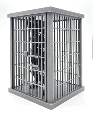 Puerta corredera diorama celda de cárcel para figuras Star Wars Marvel Gijoe escala 1:12 Foto 1 de 4