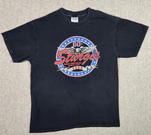 60th Sturgis Rally & Races 2000 Black Large Beefy-T T-Shirt ND Legendary - Imagen 1 de 9
