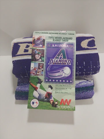 MLB Arizona Diamondbacks NWT Woven Tapestry Throw Blanket Cover