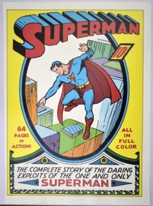 Vintage 1978 SUPERMAN #1 Pin up poster DC Comics - Picture 1 of 2