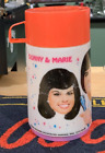 Rare Vintage 1976 Aladdin Donny & Marie Long Hair Thermos Complete Osbro