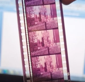 What is a Stamp - 35mm Documentary Short Film Print Reel + Can - Imagen 1 de 4