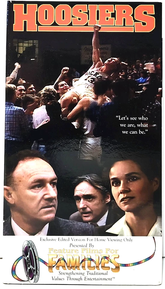 Hoosiers, Exclusive Edited Edition - Family Home Entertainment Vintage VHS 1994  Foto 1 de 4