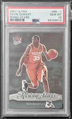 Bowman Sterling 2007 #KD Kevin Durant PSA 10 gemas como nuevo RC Supersonics novato Foto 1 de 3