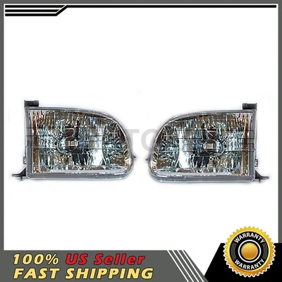 Conjunto de faros TYC para Toyota Tundra 2000 2001 2002 2003 2004 Foto 1 de 4