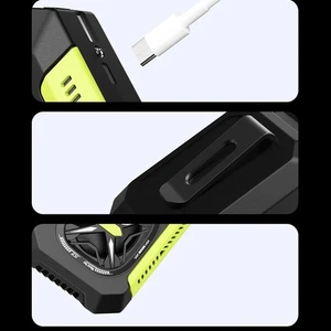Lightweight LED Waist Fan 5000mAh Battery with USB Rechargeable Feature - Photo 1/14