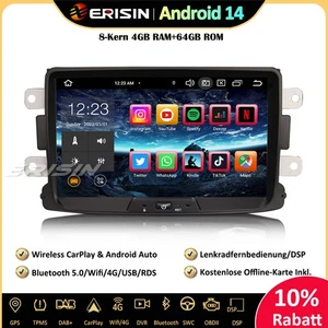 CarPlay Android 14 Autoradio GPS DAB+ 4G Renault Dacia Duster Logan Dokker Lodgy - Bild 1 von 16
