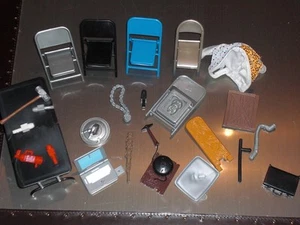 Jakks WWE Zubehör wrestling lot Stuhl Table Tisch ua brechbar Accessories wwf - Picture 1 of 43
